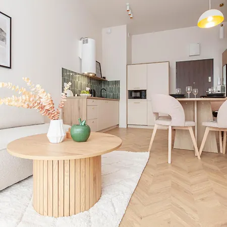 Apartly Zakatek I Odra River & Balcony Apartment Szczecin
