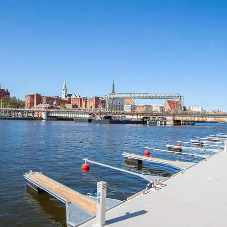Apartly Zakatek I Odra River & Balcony Apartment Szczecin